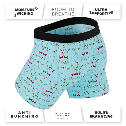 The Mistletots | Christmas Bust Ball Hammock® Pouch Underwear