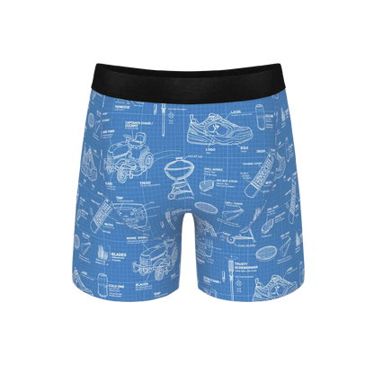 The Man With A Plan | Blueprint Ball Hammock® Pouch Underwear With Fly
