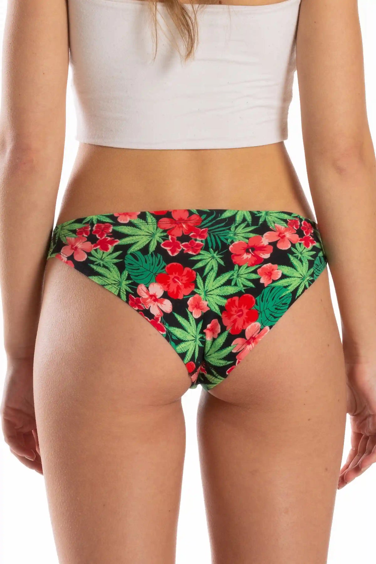The Bongstera | Tropical Weed Modal Bikini Underwear