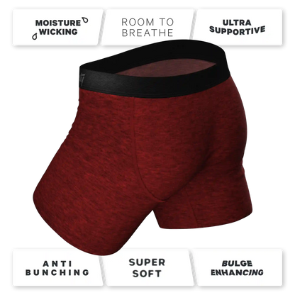 The Romeo | Red Heather Ball Hammock® Pouch Underwear