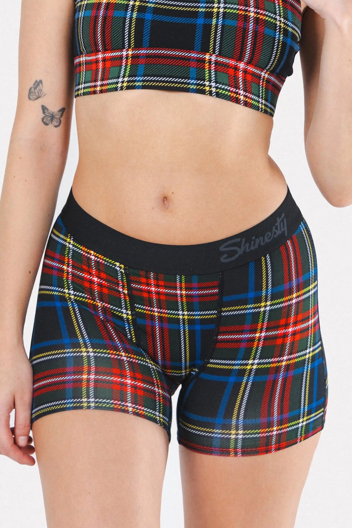 The Cappuccino | Holiday Tartan Plaid Women’s Boxers
