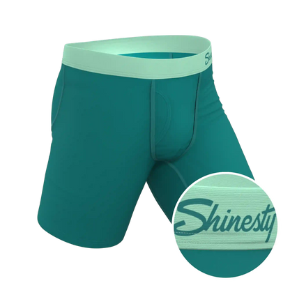 The Maldives | Teal Ball Hammock® Boxer - Long Leg