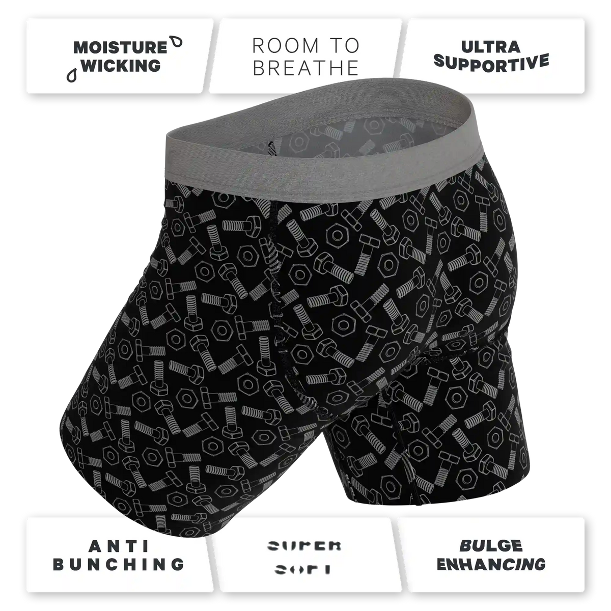 The Torque It | Wrench Ball Hammock® Boxer - Long Leg