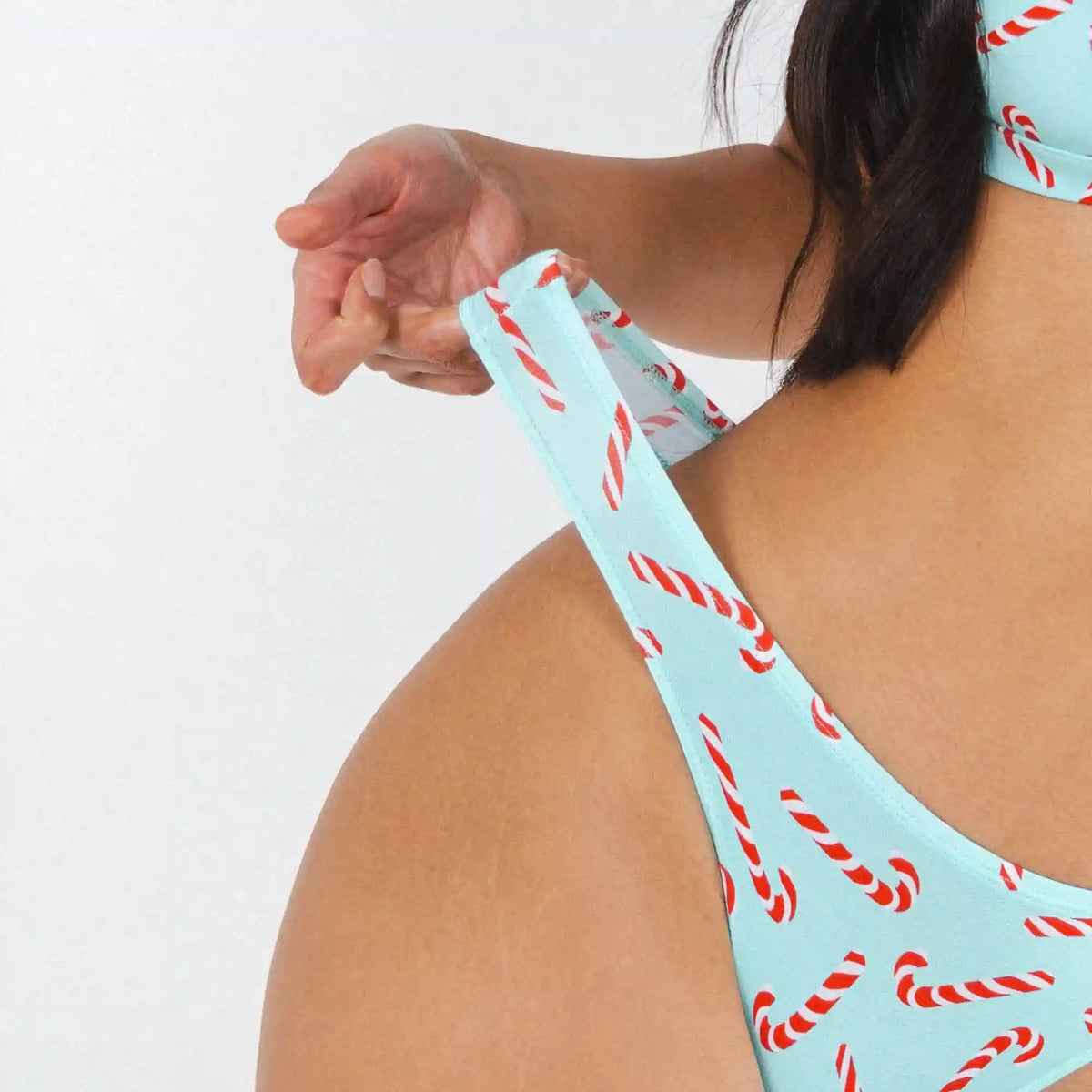 The Peppermint Pimp Canes | Candy Cane MicroModal Thong