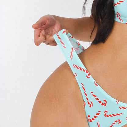 The Peppermint Pimp Canes | Candy Cane MicroModal Thong