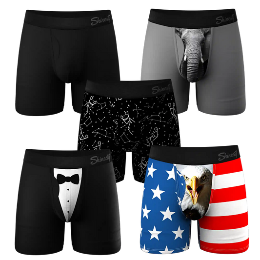 The Ultra Cores Mix | Ball Hammock® Pouch Boxer Briefs with Fly 5 Pack