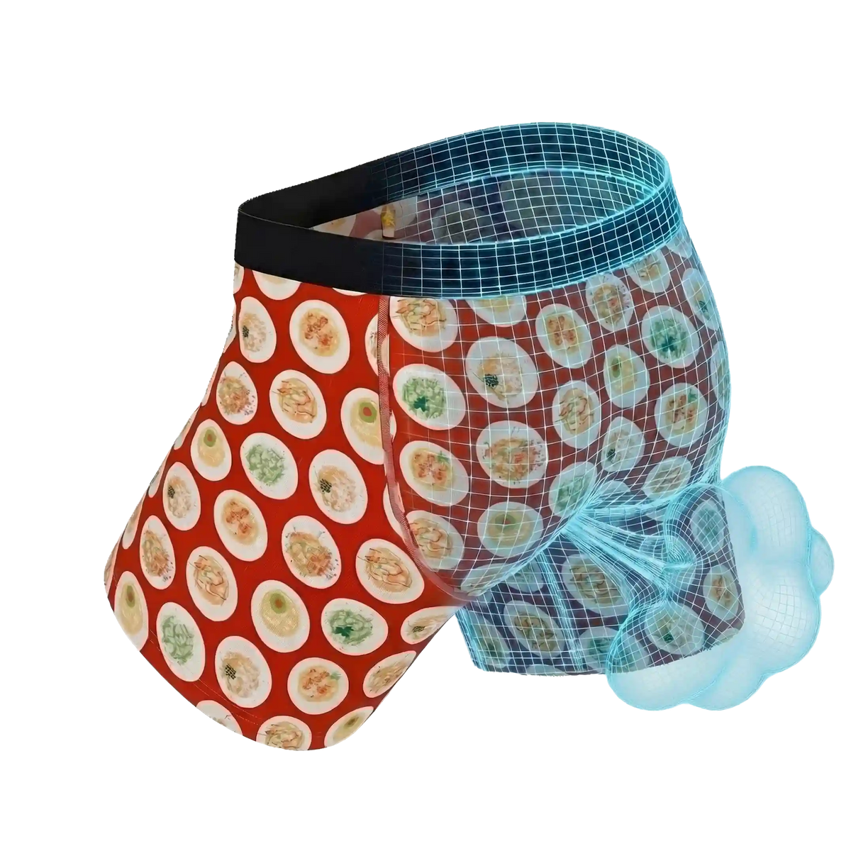 The Eggstasy | Deviled Egg Fart Proof Ball Hammock® Pouch Underwear