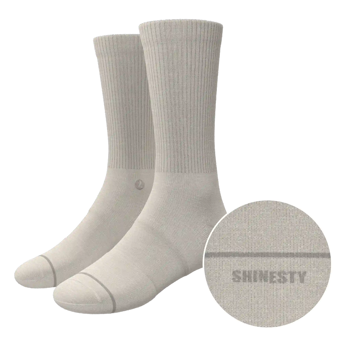 The Sandstorm | Plain Tan Heel Hammock™ Crew Socks