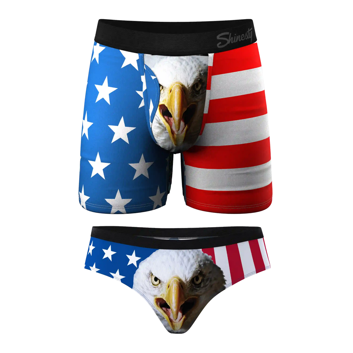 The Stars & Stripes | USA Ball Hammock® Boxer With Fly and Cheeky Pack