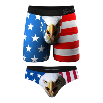 The Stars & Stripes | USA Ball Hammock® Boxer With Fly and Cheeky Pack