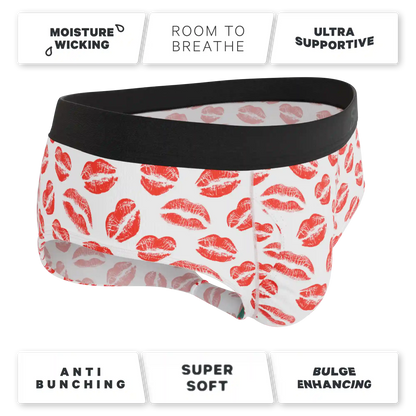 The Pucker Up | Lipstick Kiss Ball Hammock® Pouch Underwear Briefs