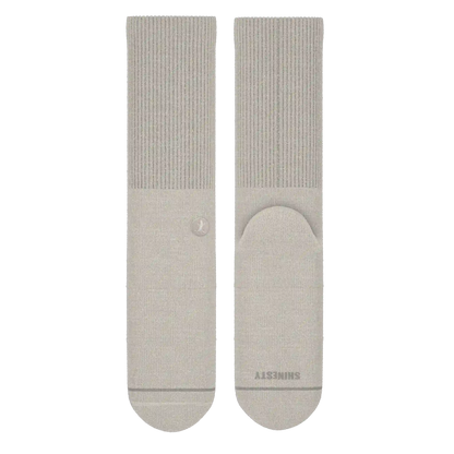 The Sandstorm | Plain Tan Heel Hammock™ Crew Socks