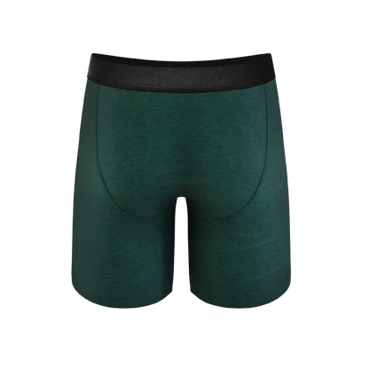 The Tree Falls | Forest Green Ball Hammock® Boxer - Long Leg
