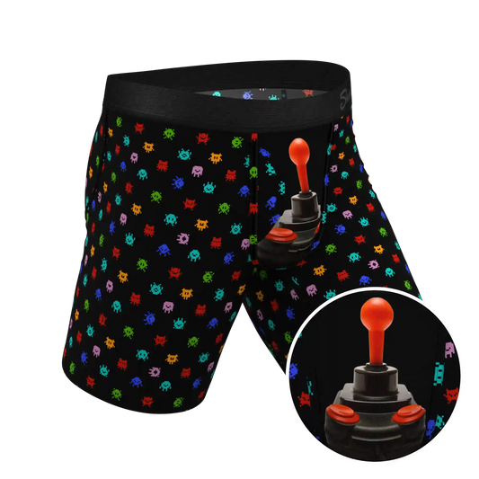 The Joystick | Video Game Ball Hammock® Boxer - Long Leg