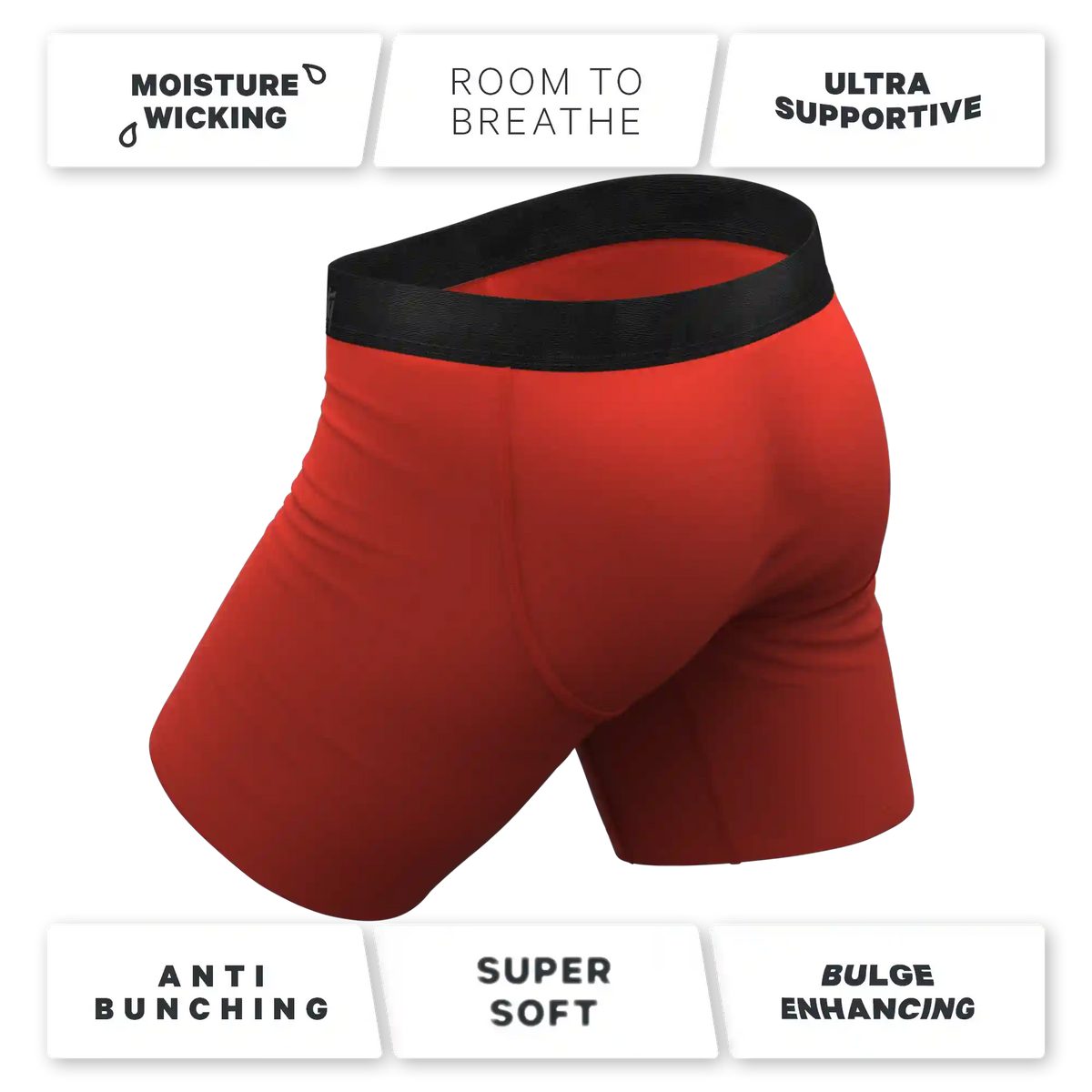 The Rust Fund | Rusty Red Ball Hammock® Boxer - Long Leg
