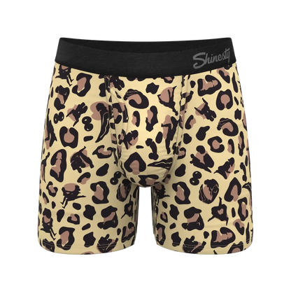 The Primal Passion | Naughty Cheetah Print Ball Hammock® Magnum Big Pouch Underwear