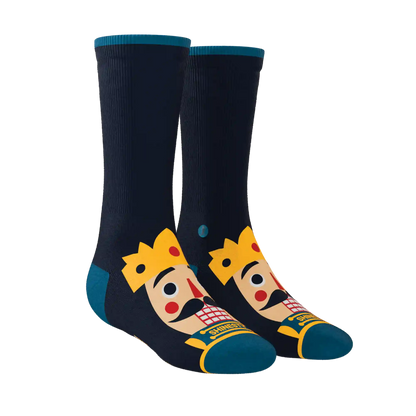 The Nut King | Nutcracker Heel Hammock™ Crew Socks