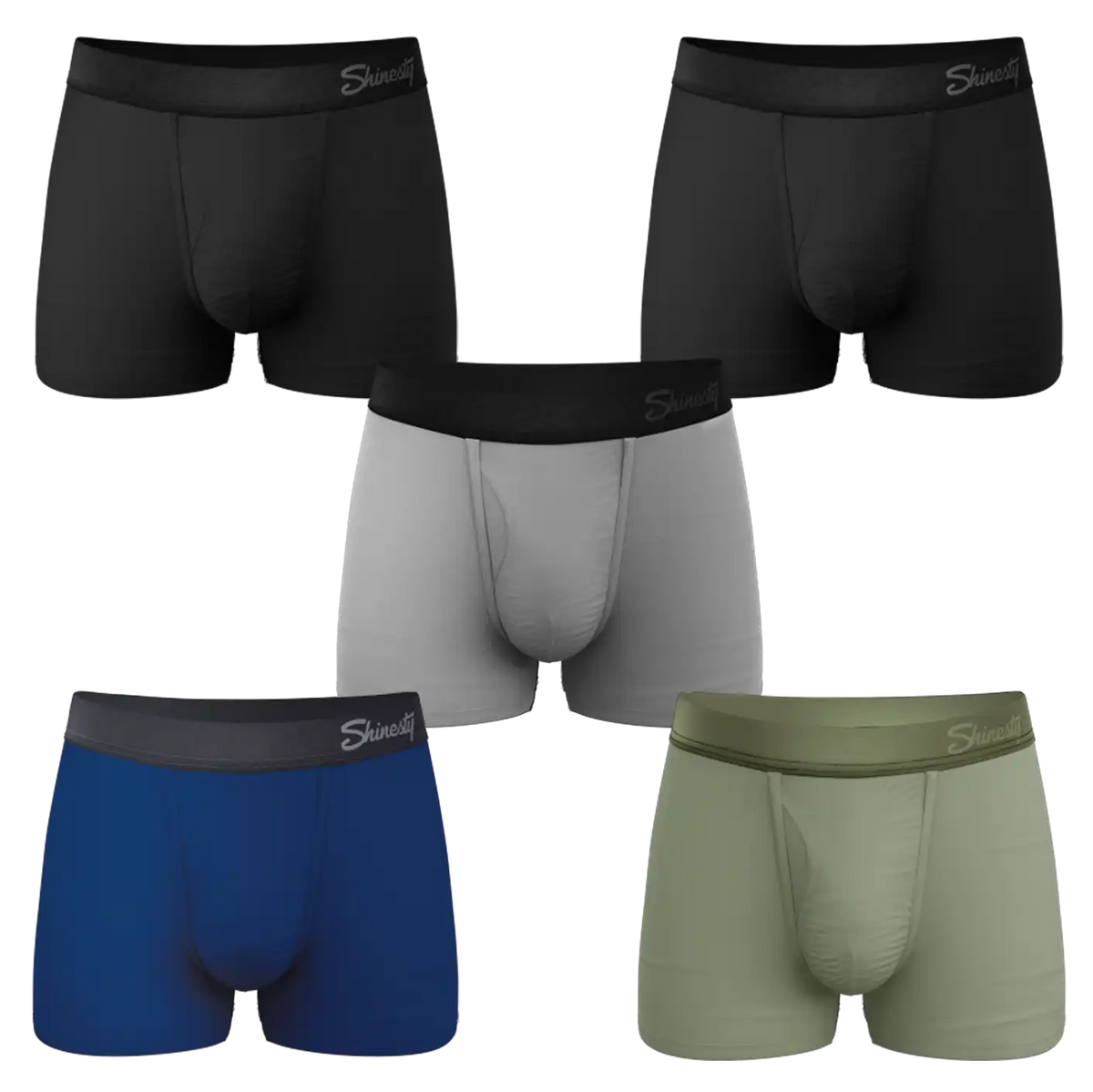 The 5 Solids | Ball Hammock® Pouch Trunks Underwear 5 Pack
