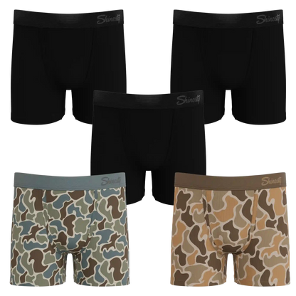 The Hide and Hunt | Youth Boxer Briefs 5 Pack