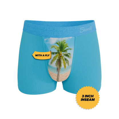 The Beach Please | Palm Tree Ball Hammock® Pouch Trunks Underwear