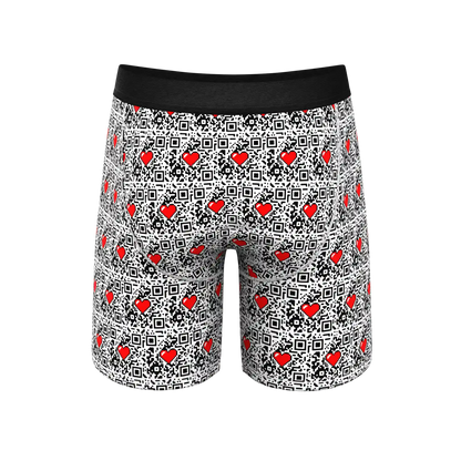 The Scan Me | QR Code Ball Hammock® Boxer - Long Leg