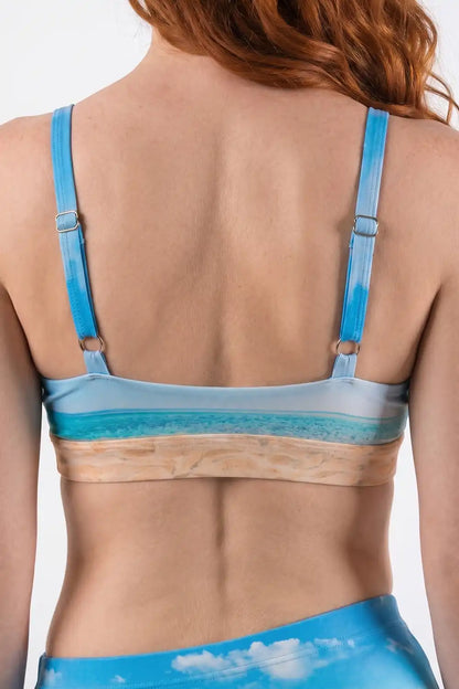 The Beach Please | Palm Tree Boob Hammock™ Plunge Bralette