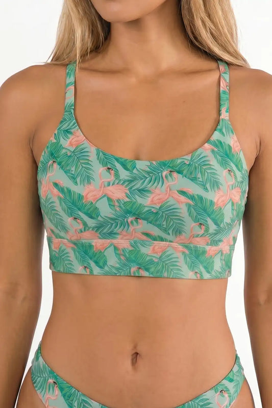 The Flamboyance | Flamingo Boob Hammock™ Scoop Bralette