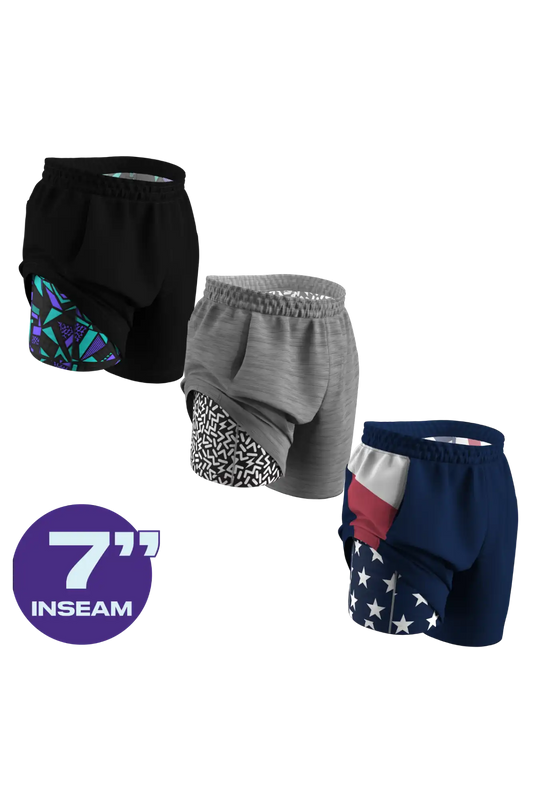 The Rotation | Ball Hammock® 7 Inch Athletic Shorts 3 Pack