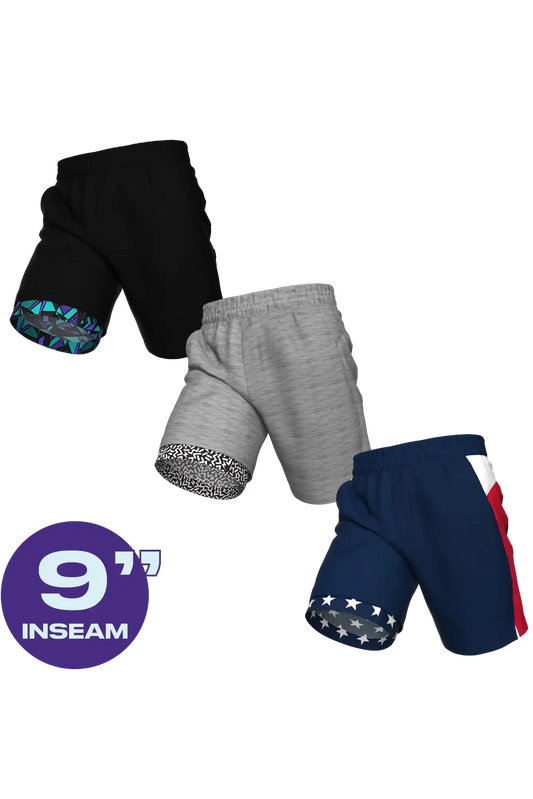 The Rotation | Ball Hammock® 9 Inch Athletic Shorts 3 Pack