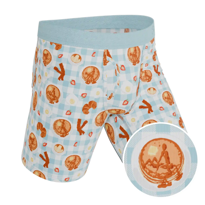 The Good Moaning | Naughty Breakfast Ball Hammock® Boxer - Long Leg