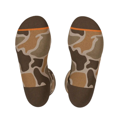 The Out Of Sight | Light Duck Camo Heel Hammock™ Crew Socks