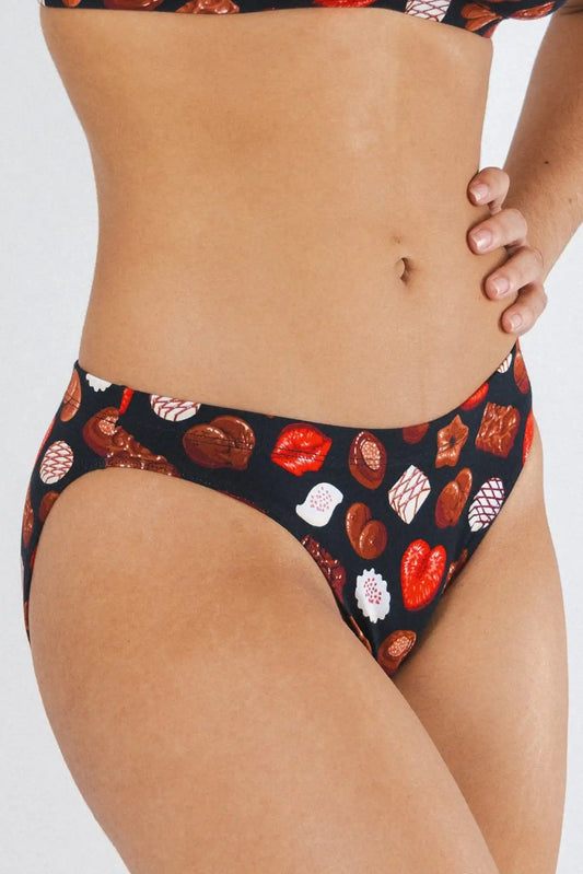 The Bonbons | Naughty Chocolates Modal Bikini Underwear