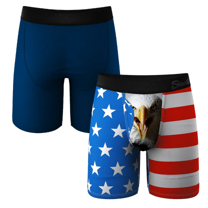 The Best Dad Pack | Long Leg Ball Hammock® Pouch Underwear With Fly 5 Pack