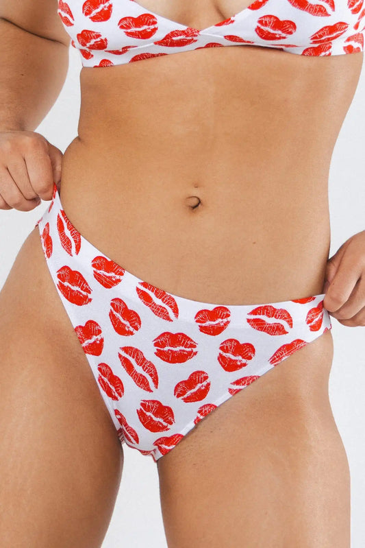 The Pucker Up | Lipstick Kiss Modal Bikini Underwear