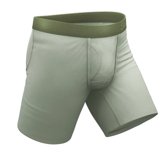 The Manzanilla | Olive Green Ball Hammock® Boxer - Long Leg