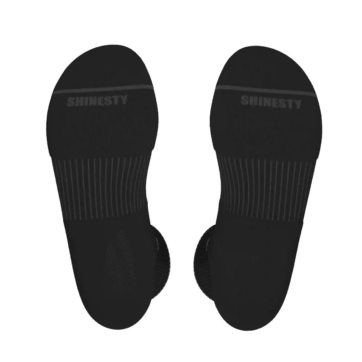 The Night Op | Plain Black Heel Hammock™ Crew Socks
