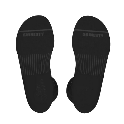 The Night Op | Plain Black Heel Hammock™ Crew Socks
