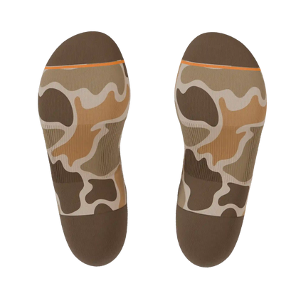 The Out Of Sight | Light Duck Camo Heel Hammock™ Ankle Socks
