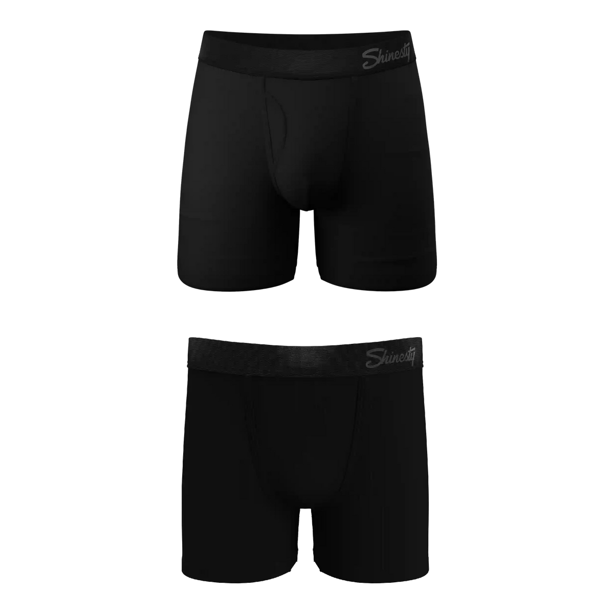 The Threat Level Midnight | Black Father Son With Fly Ball Hammock® Pouch Underwear 2 Pack