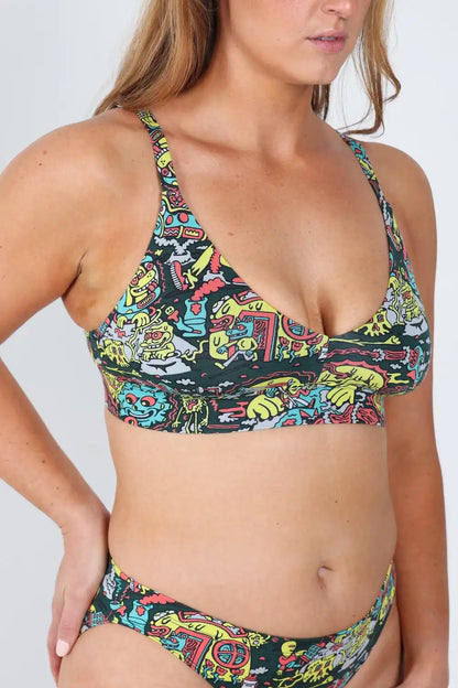The Spaced Out | Shinesty X Killer Acid Boob Hammock™ Plunge Bralette