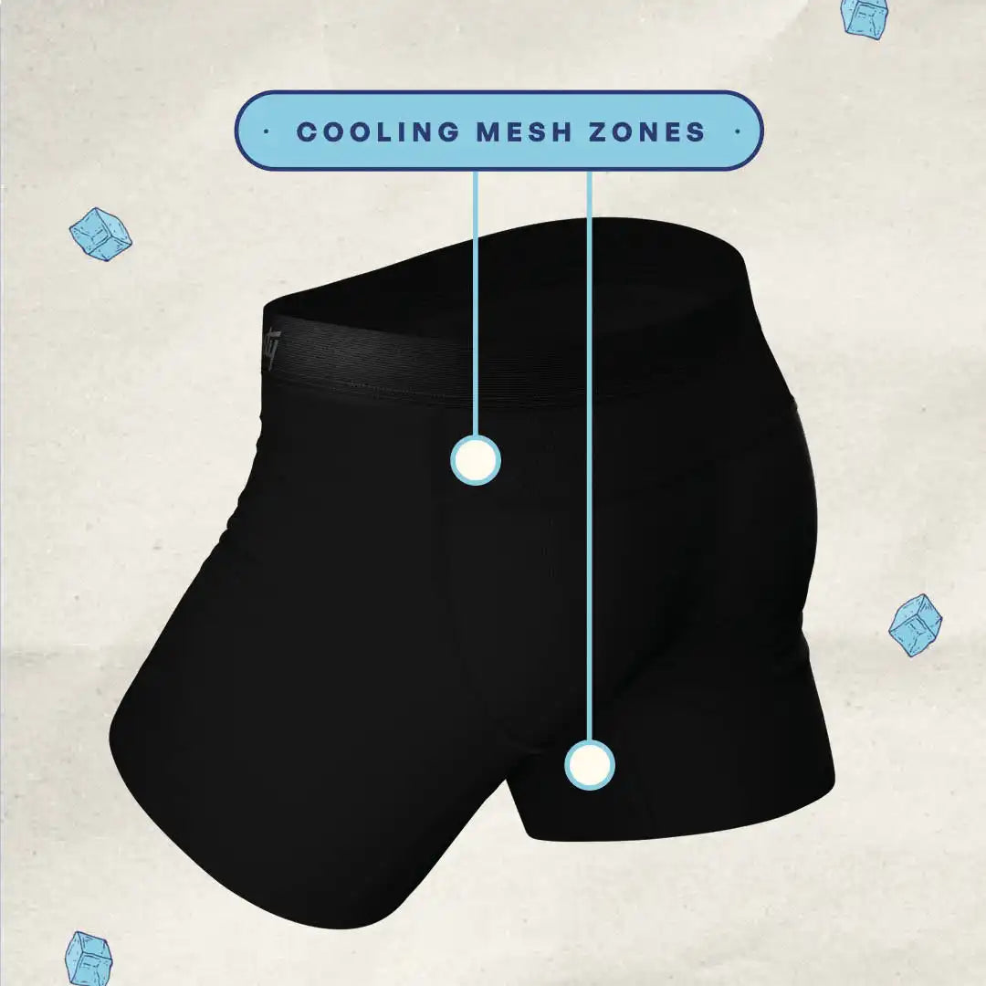The Threat Level Midnight | Black paradICE™ Cooling Ball Hammock® Underwear
