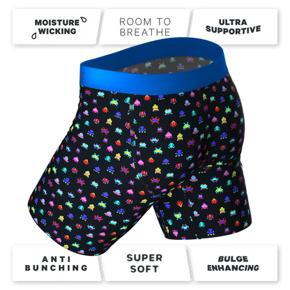 The Master Blaster | Video Game Ball Hammock® Boxer - Long Leg