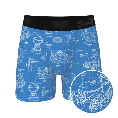The Man With A Plan | Blueprint Ball Hammock® Pouch Underwear