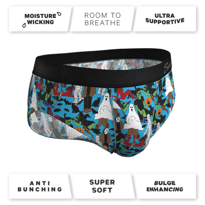 The Monster Smash | Halloween Characters Ball Hammock® Pouch Underwear Briefs