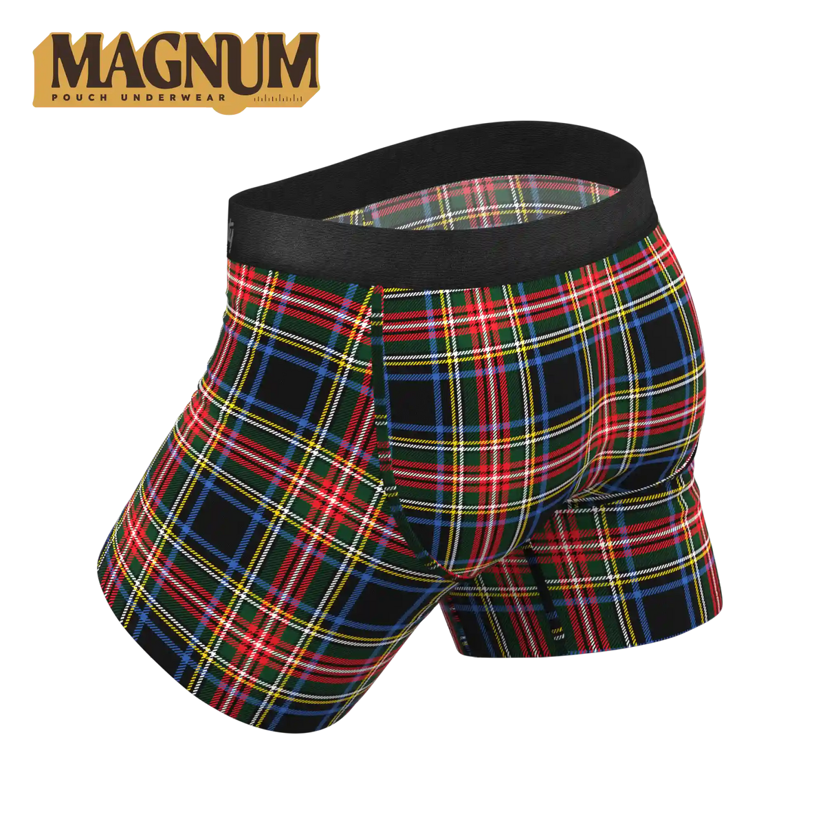 The Cappuccino | Holiday Tartan Plaid Ball Hammock® Magnum Big Pouch Underwear