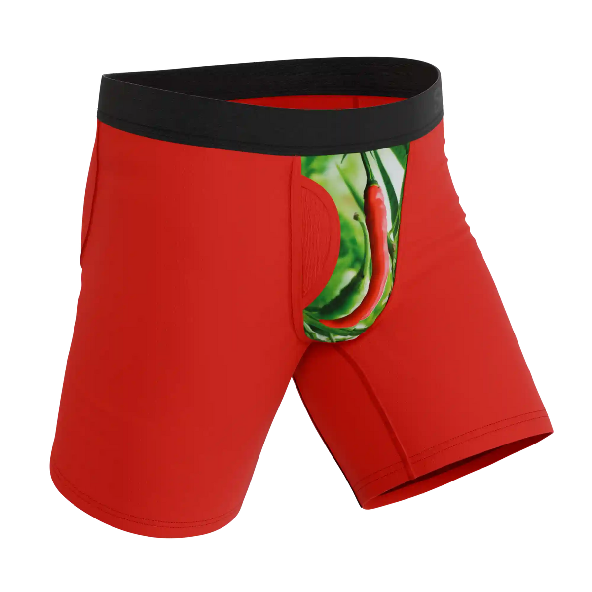 The Picante | Chili Pepper Ball Hammock® Boxer - Long Leg