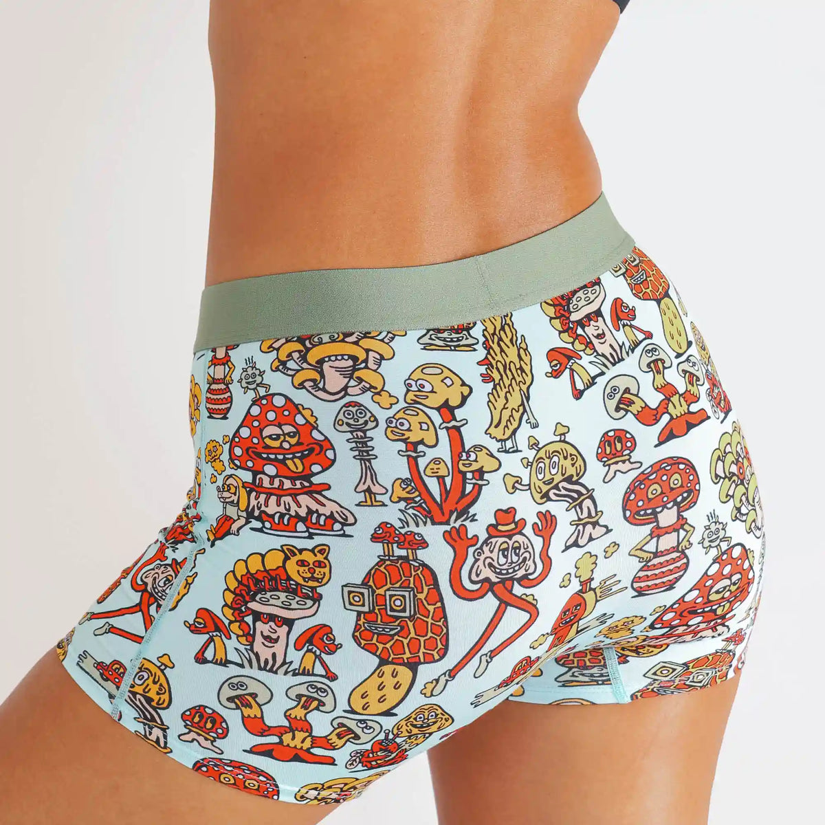 The Mushroom Friends | Shinesty x Killer Acid Women’s Boxers