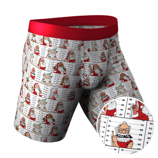 The Jailbird | Mugshot Ball Hammock® Boxer - Long Leg