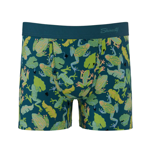 The Frog House | Tropical Frogs Youth Boxer Briefs
