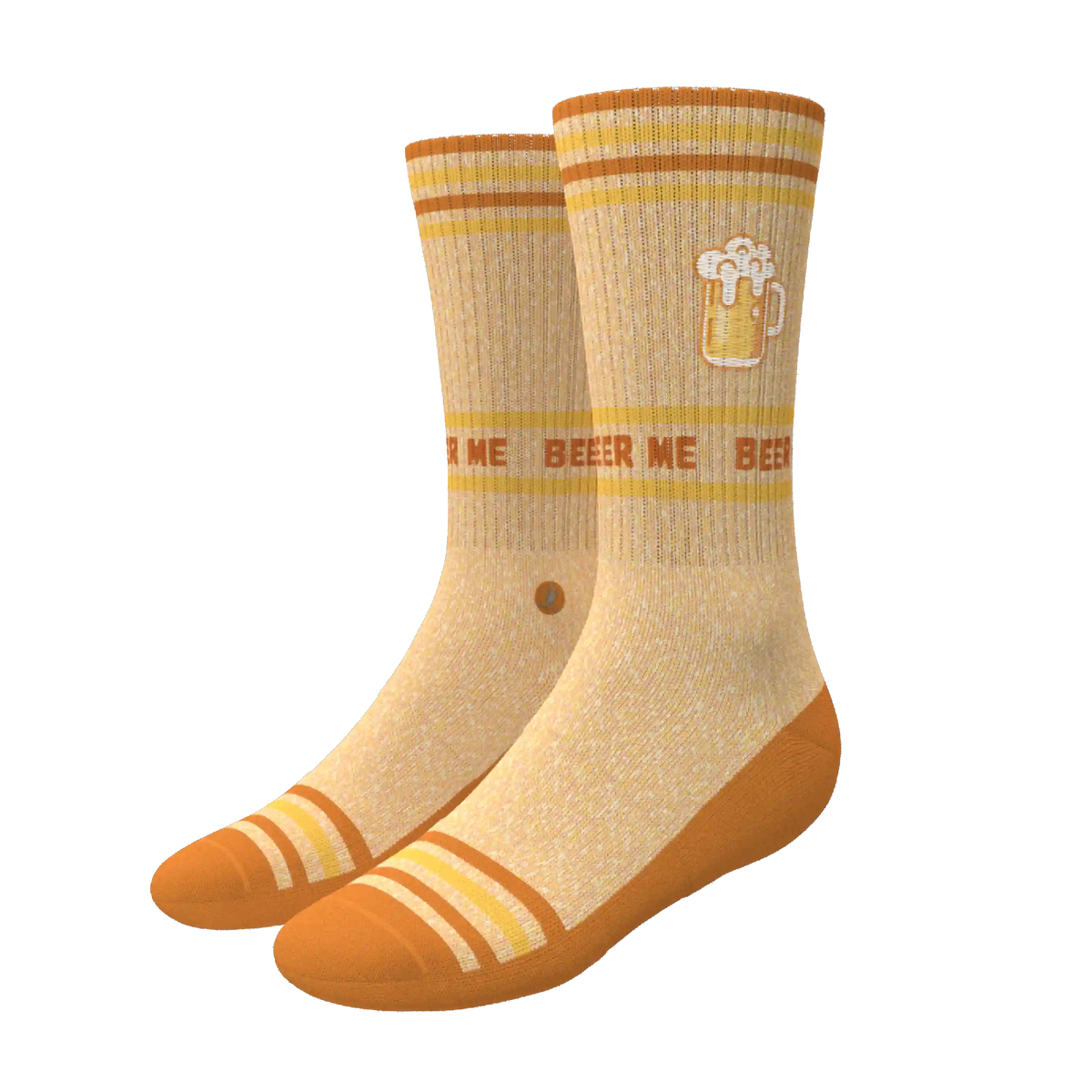 The Barley Pop | Beer Heel Hammock™ Crew Socks